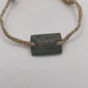 Pounamu Bracelets - Tan Cord