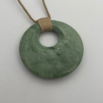 Disc Pounamu Pendant