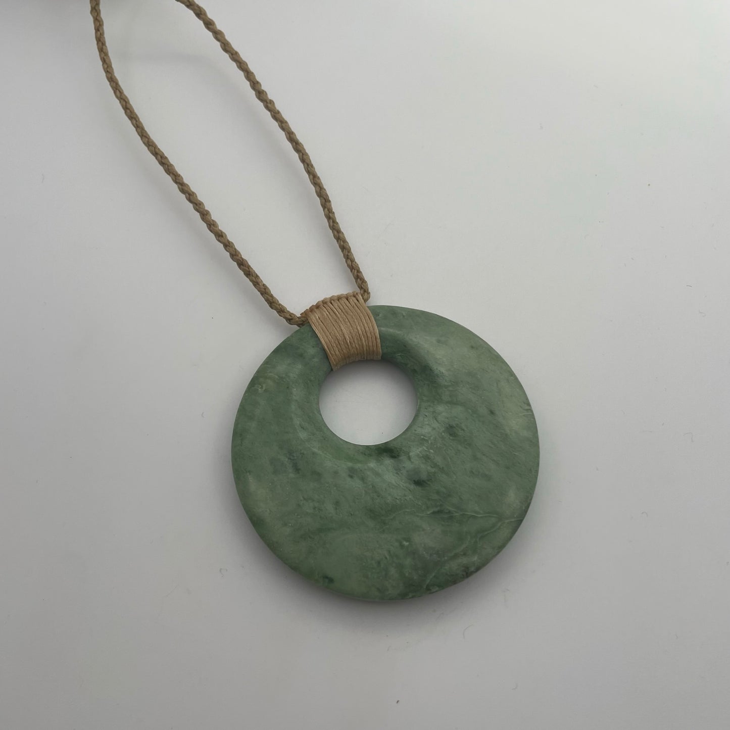 Disc Pounamu Pendant