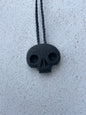 Memento Mori Skull Pendant - Onewa/Greywacke - Small