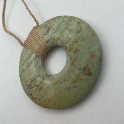 Disc Pounamu Pendant