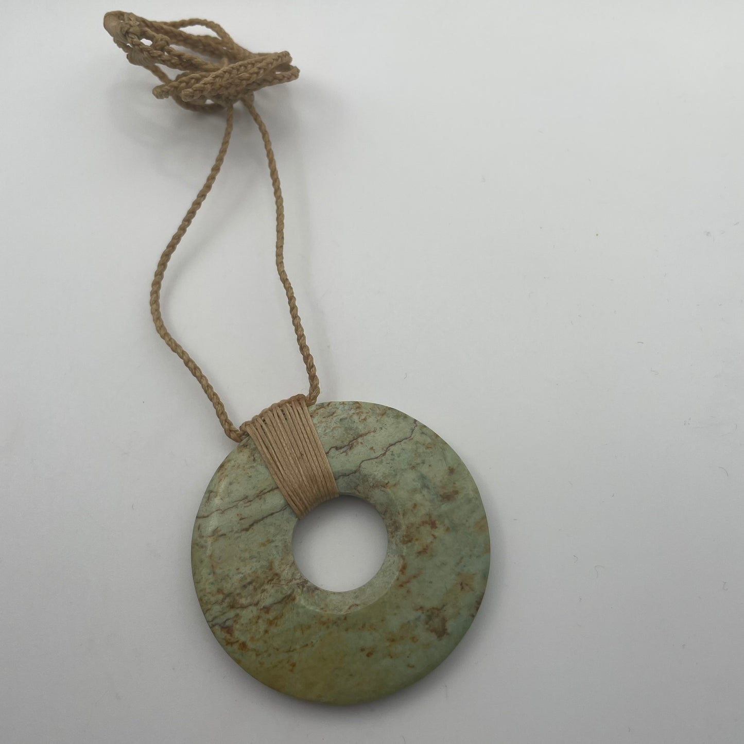 Disc Pounamu Pendant