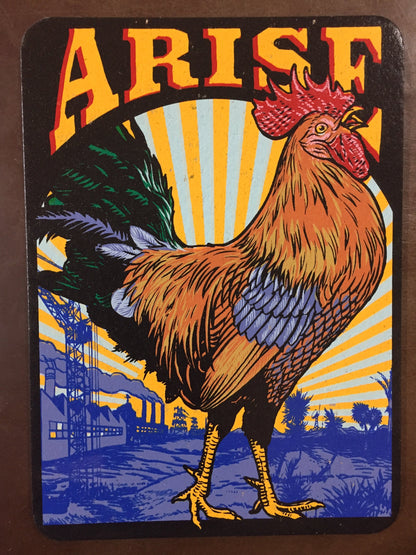 Arise Rooster -Limited Edition Postcard