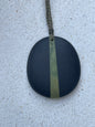 Splice Pebble Pendant - Onewa & Pounamu - Medium