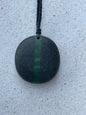 Splice Pebble Pendant - Onewa & Pounamu - Small