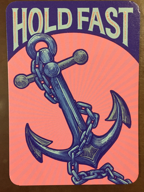 Hold Fast Anchor - Limited Edition Postcard - The Cool Store Gallery