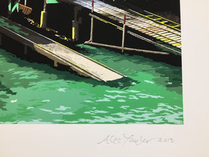 Akaroa Boatsheds - Limited Edition Print