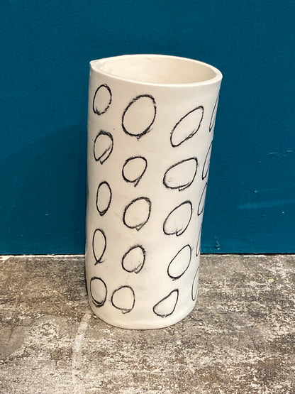 SOS Ceramic Tall Vases