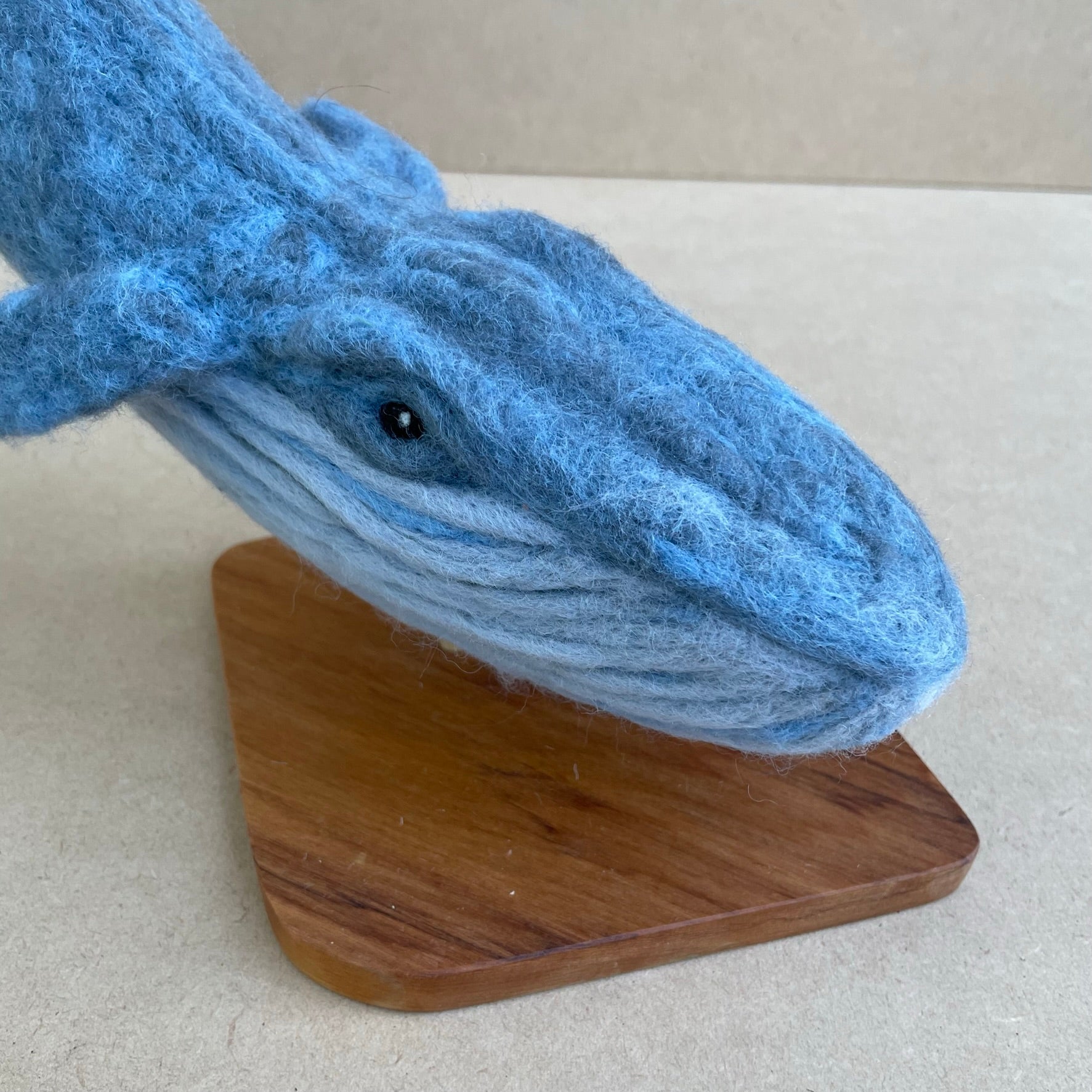 Blue Whale - Needlefelted Sculpture