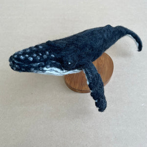 Humpback Whale - Needlefelted Sculpture