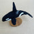 Orca - Needlefelted Sculpture