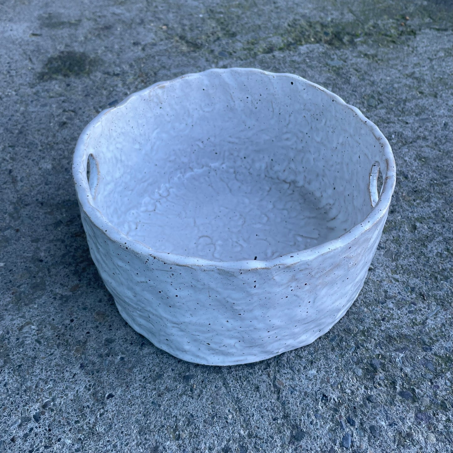 SOS Ceramic Fruit Bowl