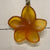 Growth - Cast glass Flower - yellow