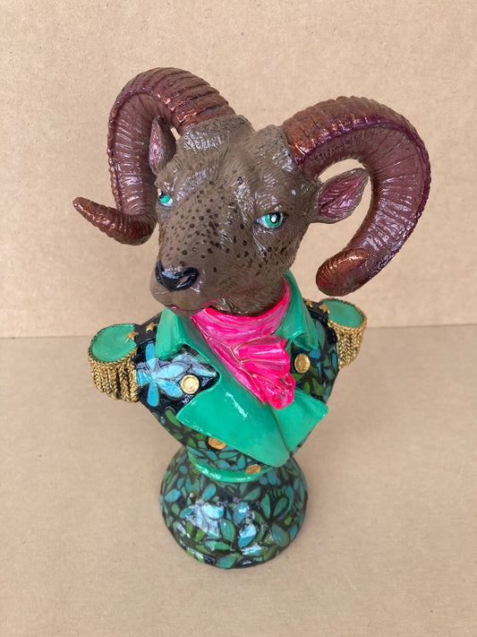 Captain Ramon - Mixed Media Sculpture