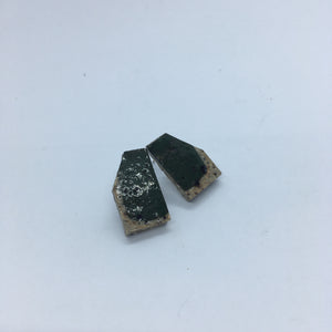 Fragment Ceramic Earrings - Forest