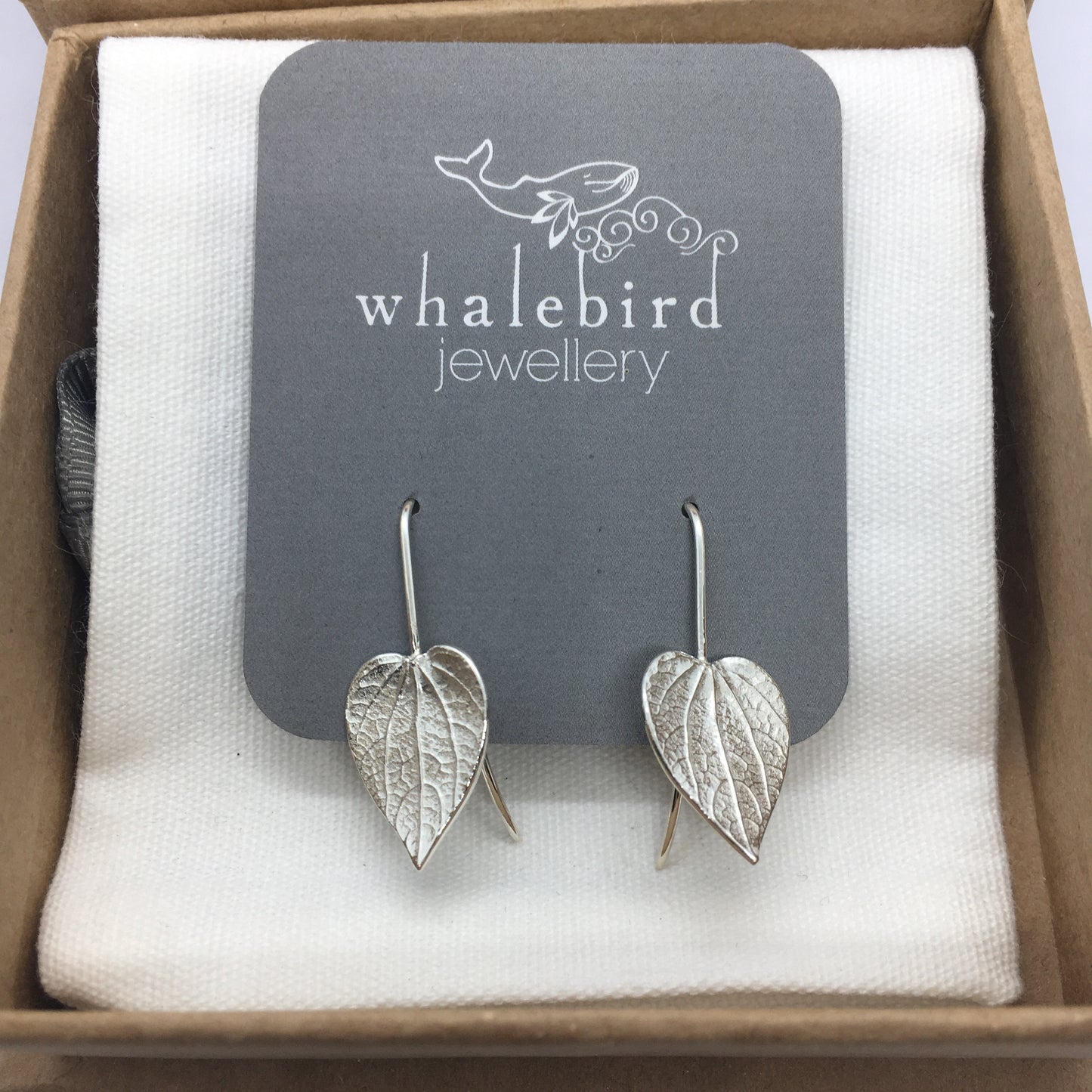 Kawakawa Drop Earrings - Silver