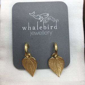 Kawakawa Hoop Earrings - Gold Plated