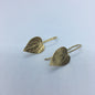 Kawakawa Drop Earrings - Gold Plated