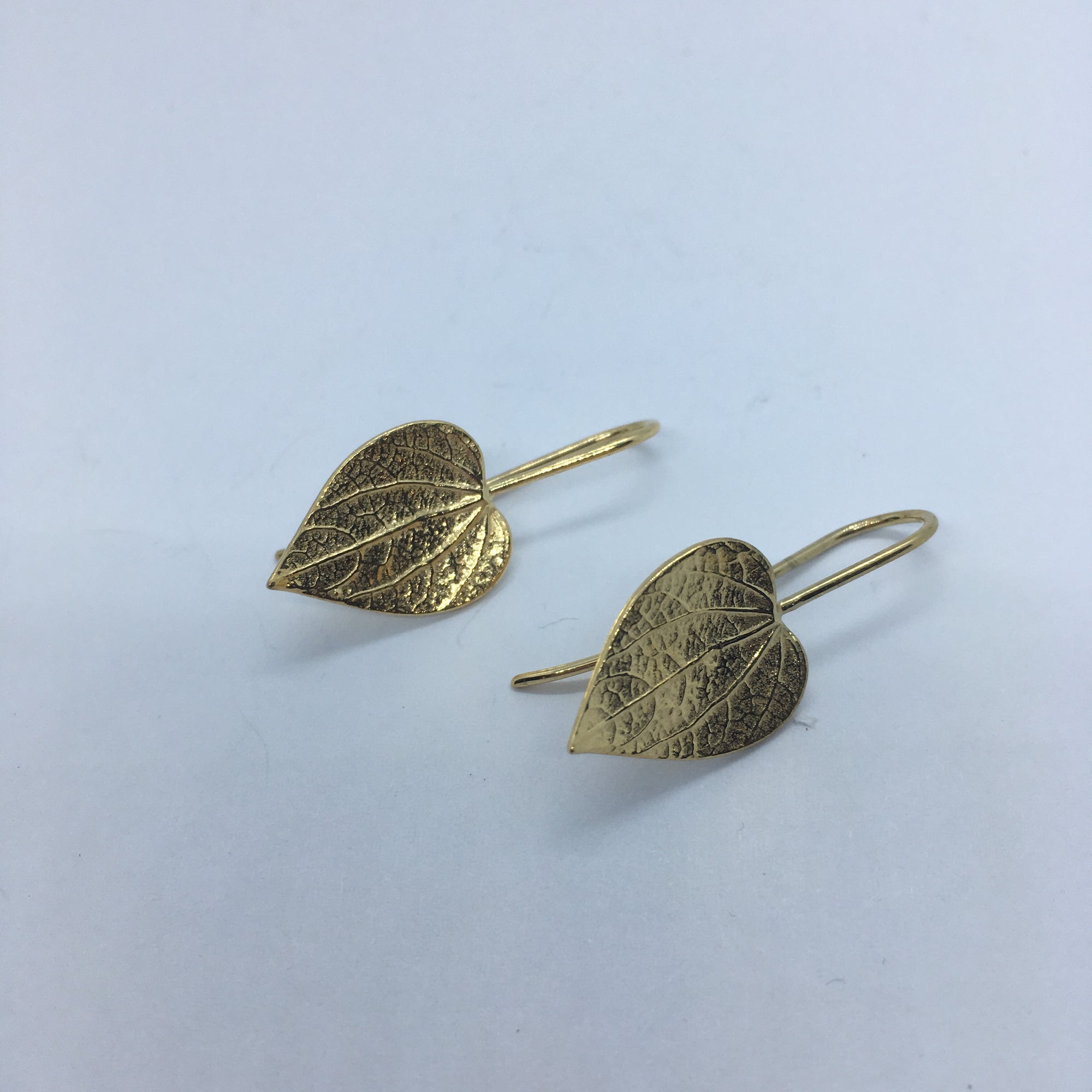 Kawakawa Drop Earrings - Gold Plated
