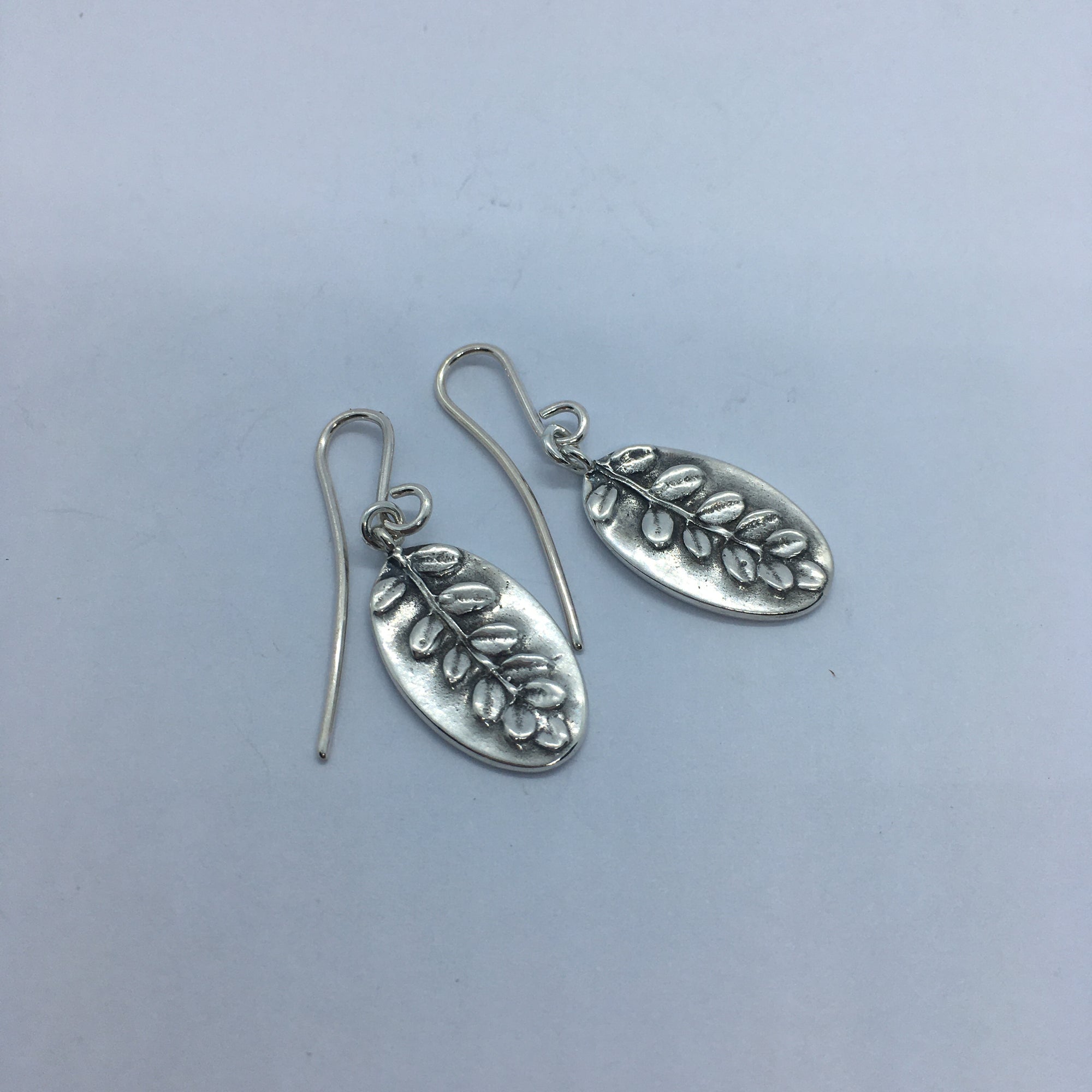 Kowhai Drop Earrings - Silver