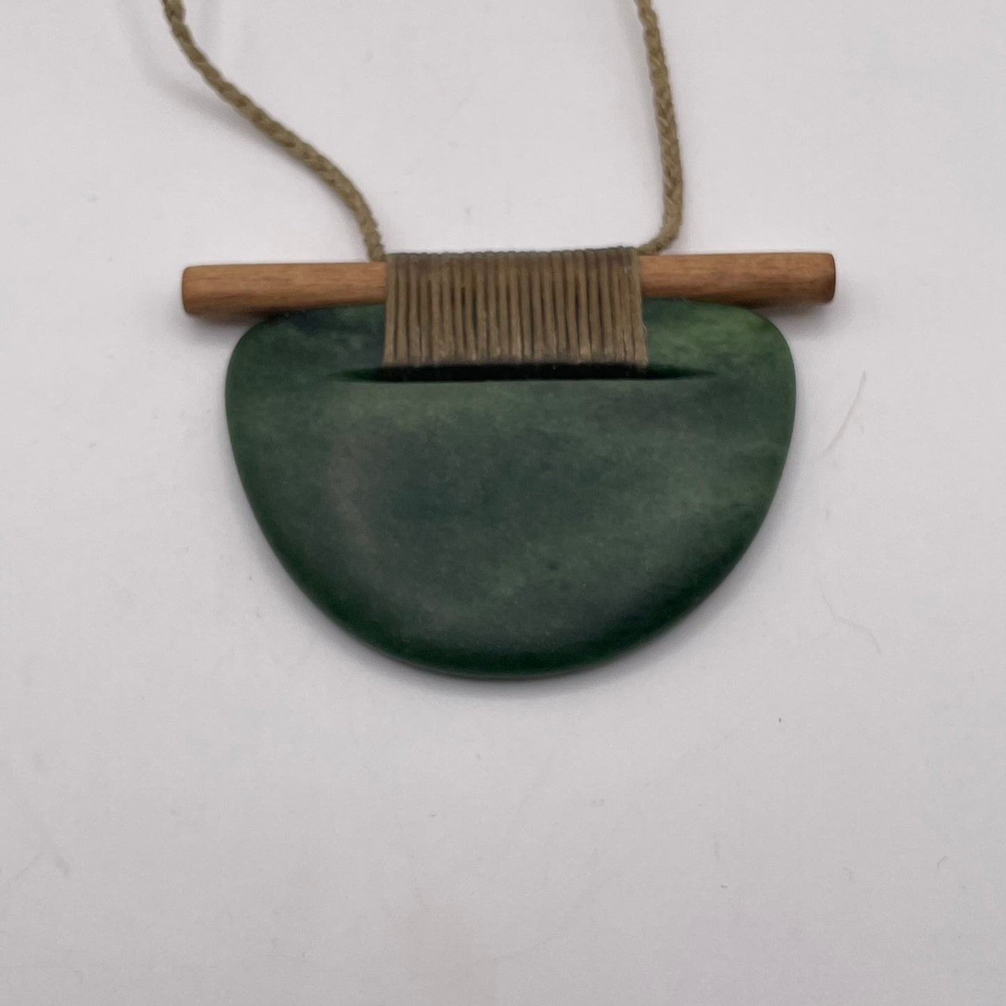 Scandinesian Breastplate Pendant with Raukaraka Pounamu