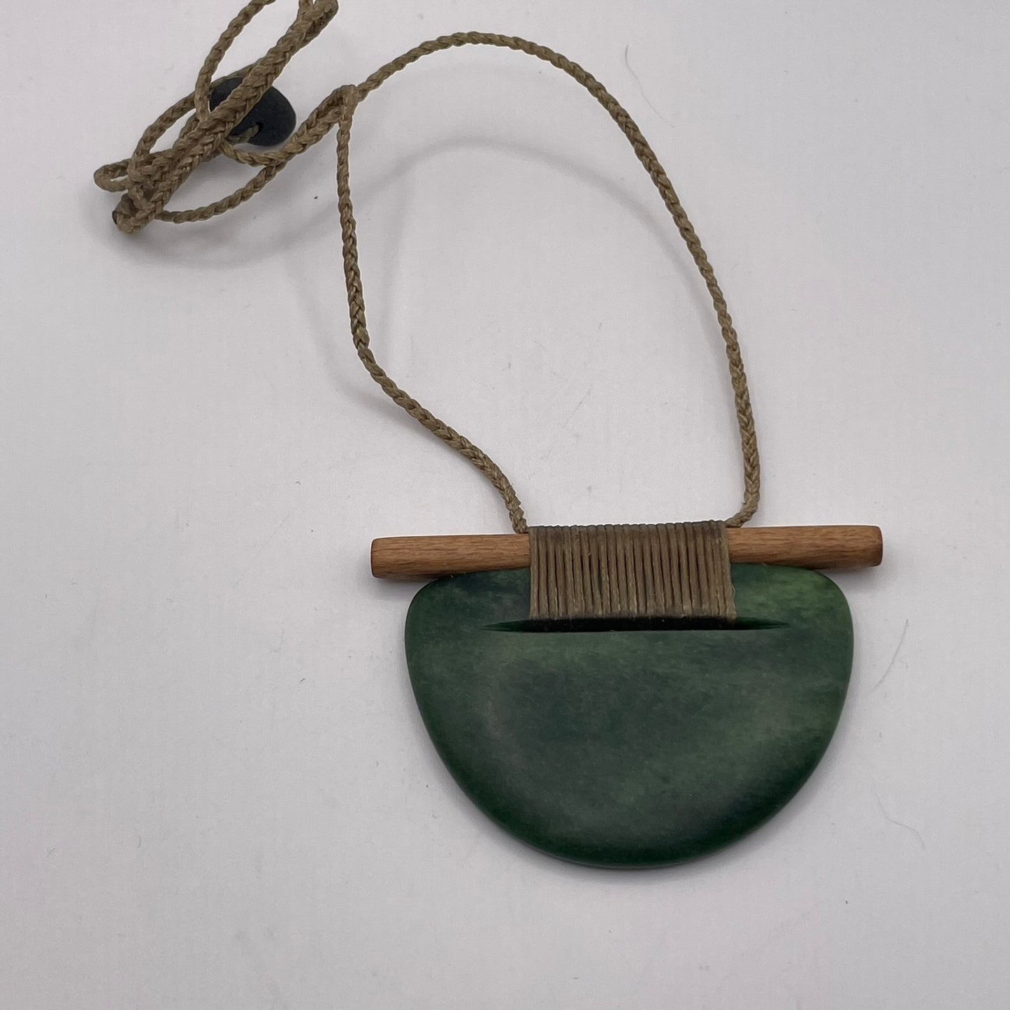 Scandinesian Breastplate Pendant with Raukaraka Pounamu