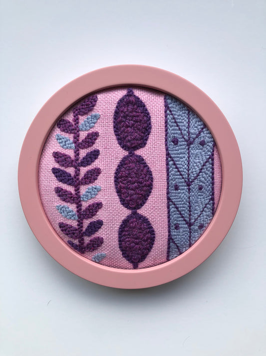 Purple woven katene (garden)