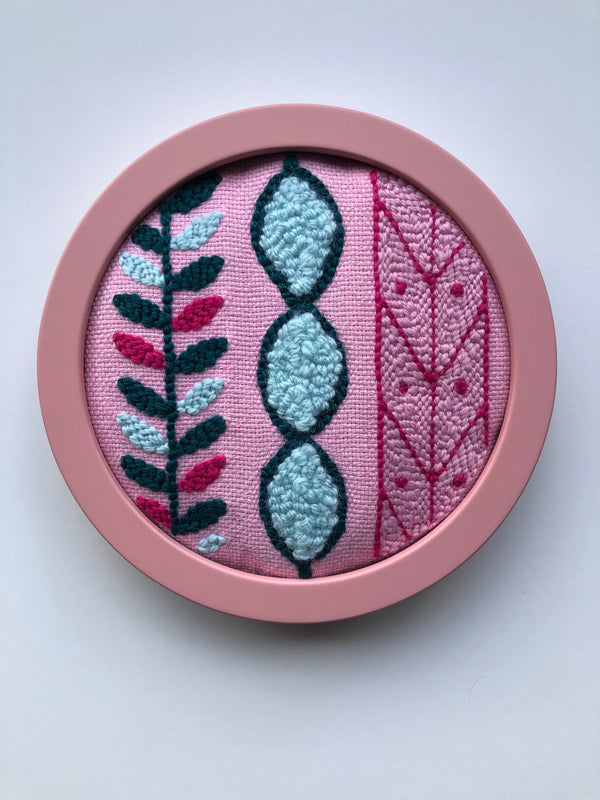 Pink woven katene (garden)