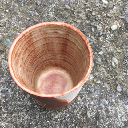 Medium Vase - White/Terracotta