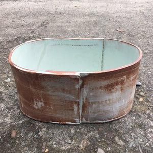 Large Ceramic Copper look bowl