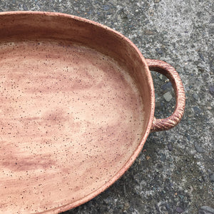 Ceramic Tray/serving platter - Terracotta