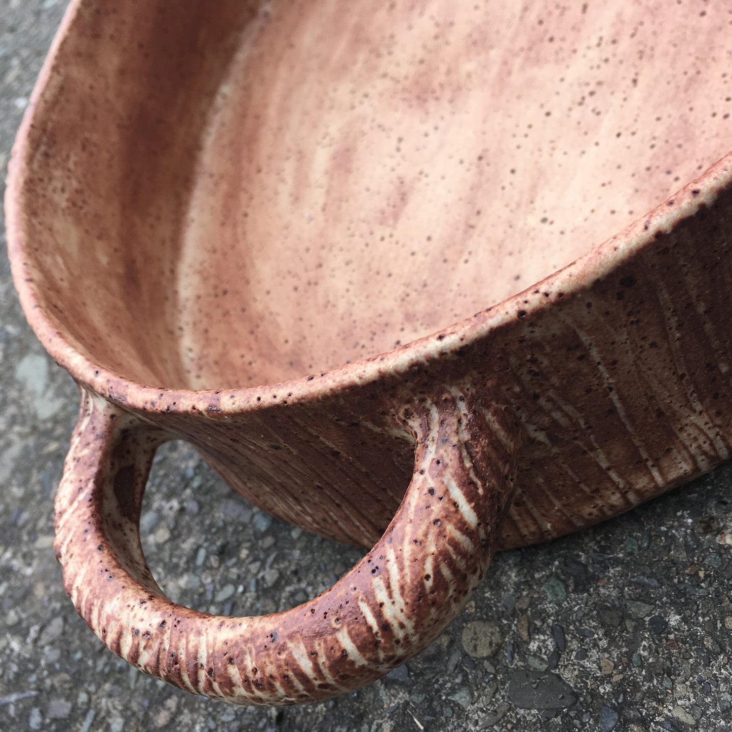 Ceramic Tray/serving platter - Terracotta