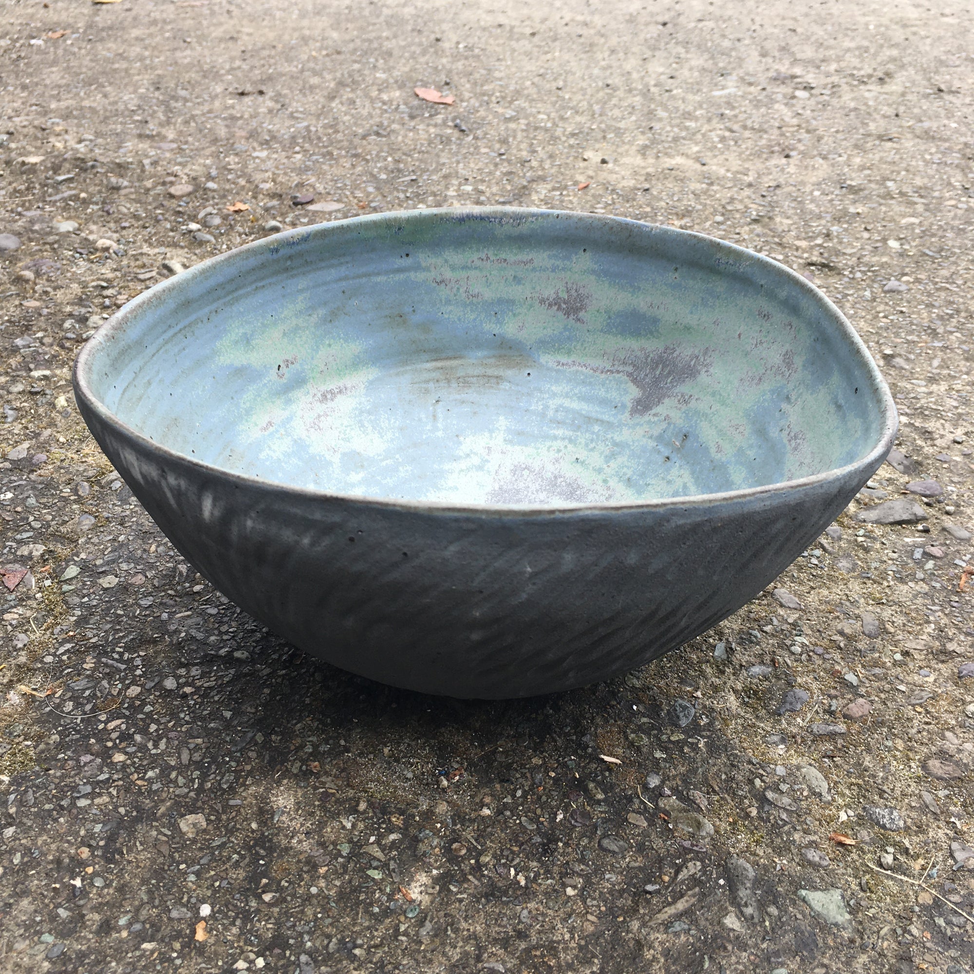 Large Grey/Blue Bowl