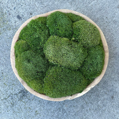 Teak Round Bowl