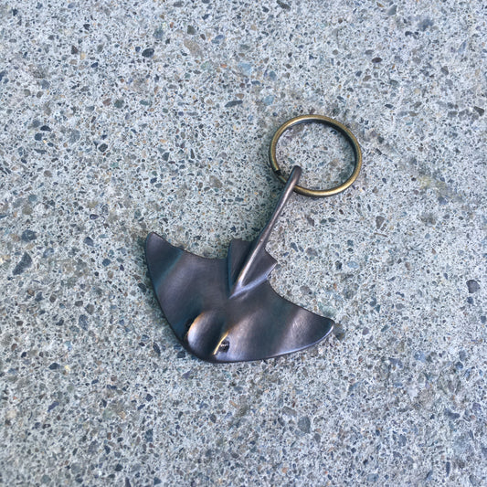 Bronze Stingray Keyring