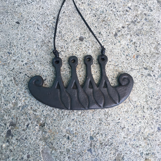 Bronze Rowers Pendant