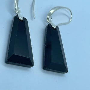 Obsidian Toki Earrings