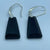 Obsidian Toki Earrings