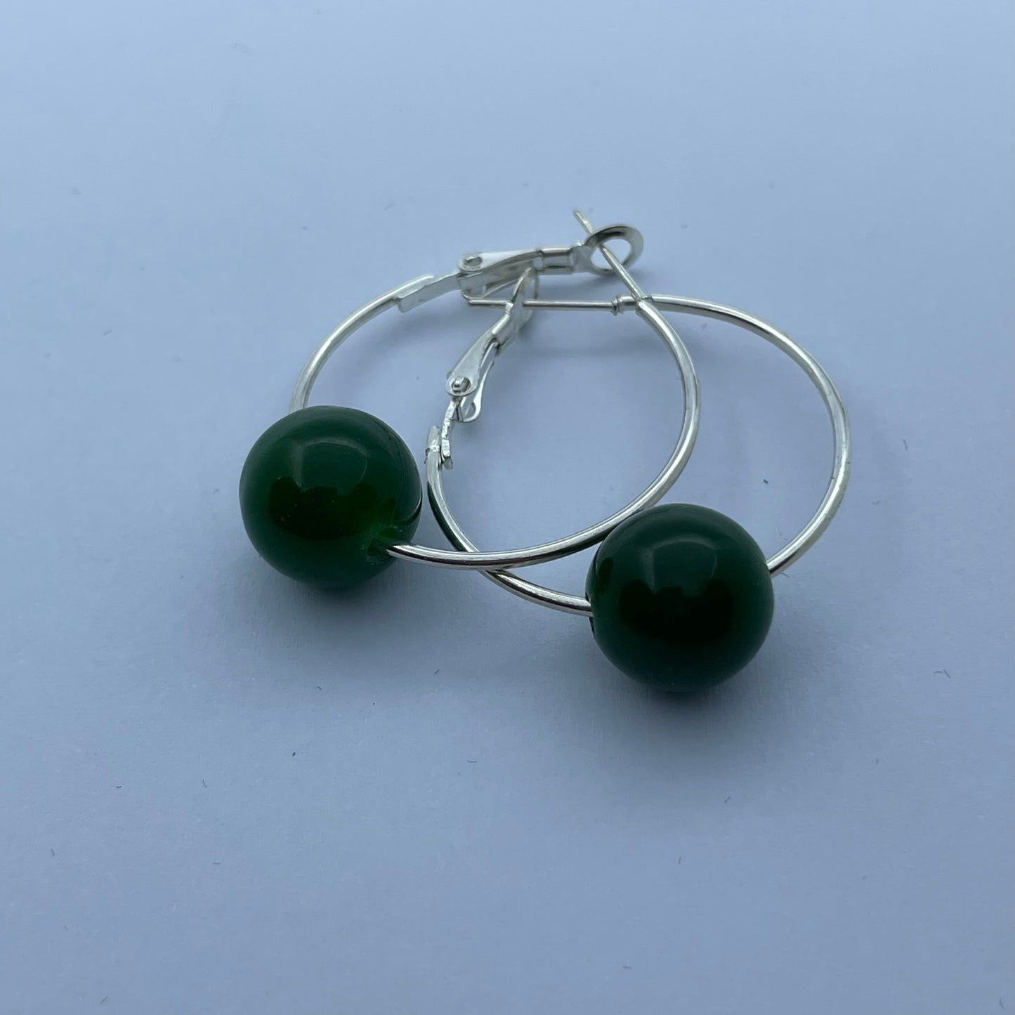 Pounamu Hoop Earrings