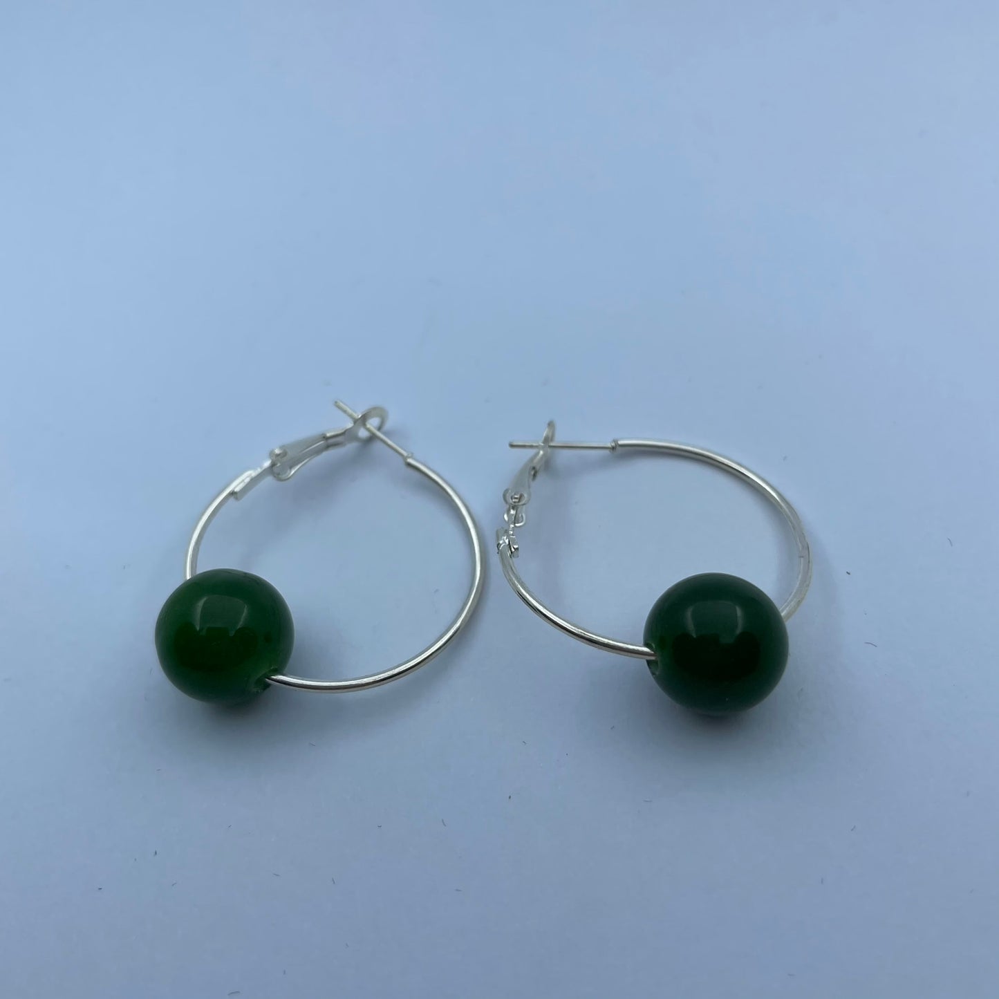 Pounamu Hoop Earrings