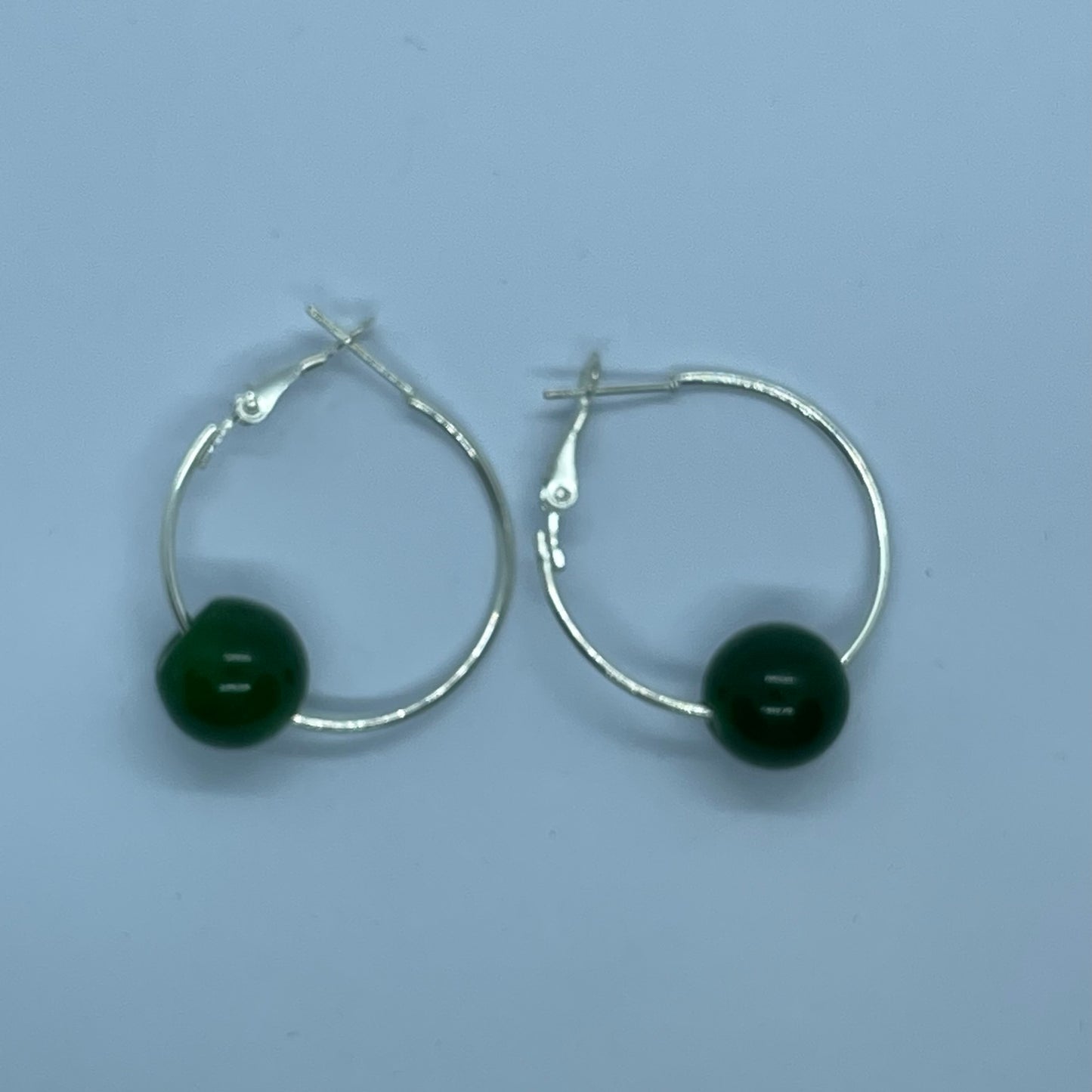 Pounamu Hoop Earrings