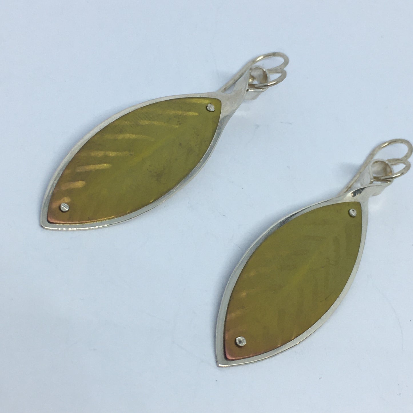 Gold Laurel Leaf Earrings