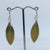 Gold Laurel Leaf Earrings