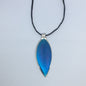 Blue Pohutukawa Leaf Pendant