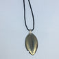 Silver Grey Pohutukawa Leaf with Bite Pendant