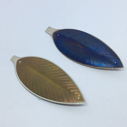 Pohutukawa Leaf Brooch