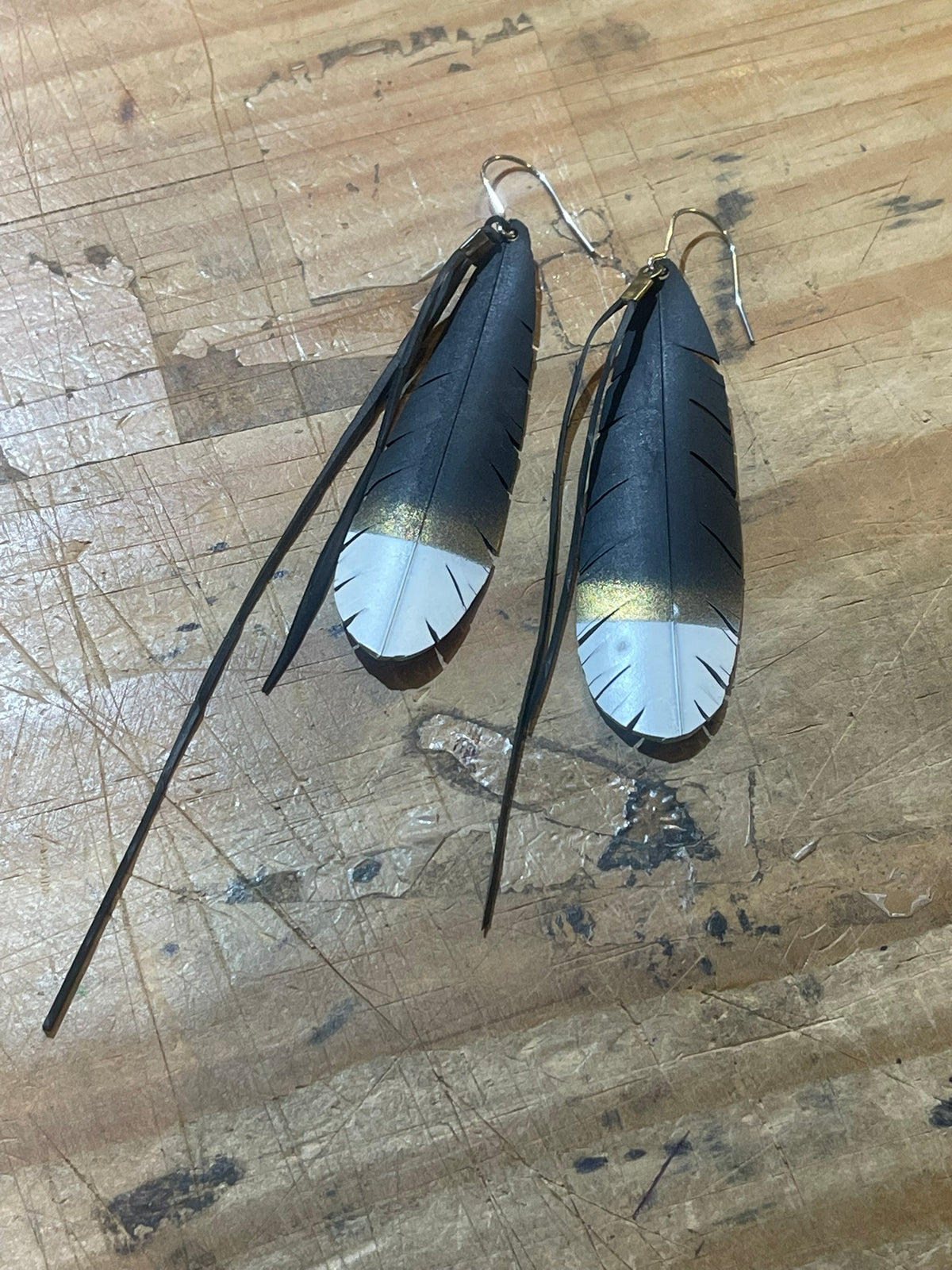 Feather Tassell Earrings