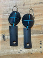 Blue Cross Earrings