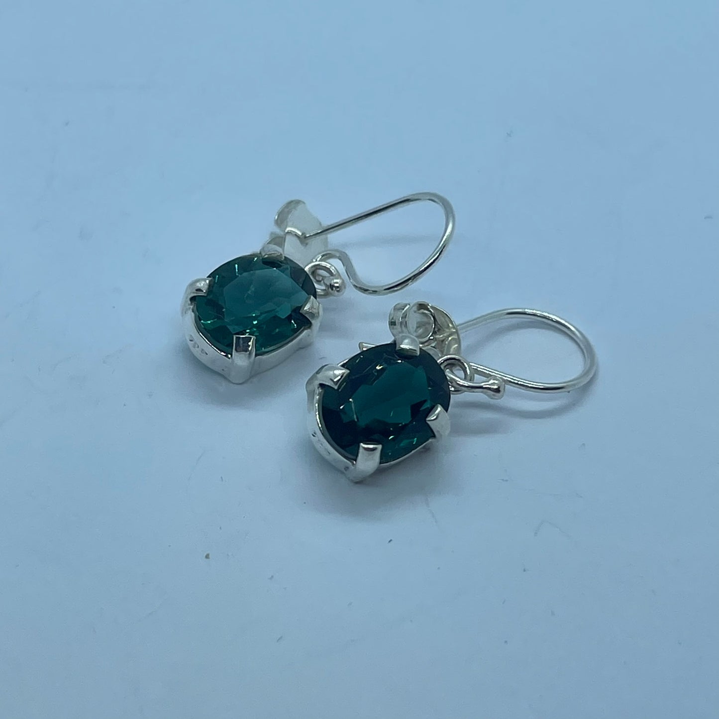 Green Quartz Earrings