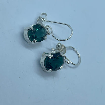 Green Quartz Earrings